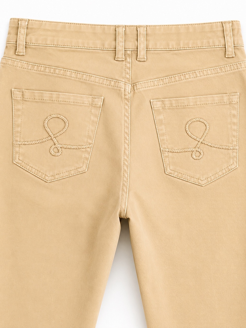 Lilly Pulitzer Khaki Chino Palm Beach Fit Tan Pants Low rise Preppy Minimalist - Picture 2 of 7